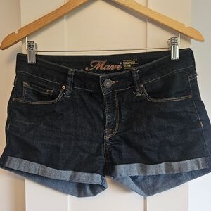 Mavi Women's Deep Indigo Jean Shorts